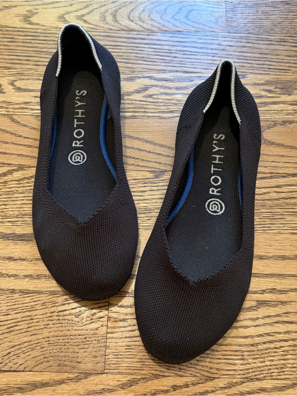 Rothy’s The Flat Round Toe Slip On Black